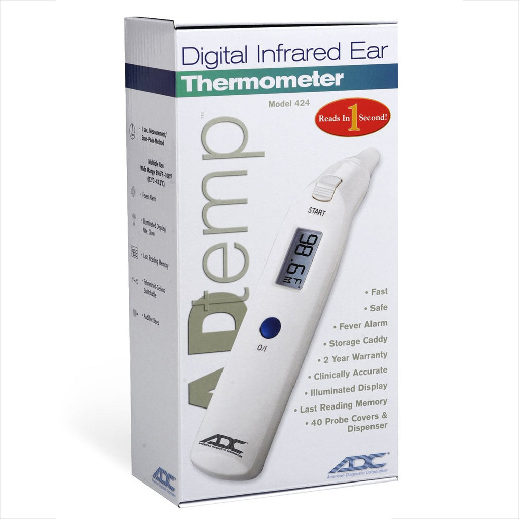 AdTempÂª Infrared Ear Tympanic Digital Thermometer