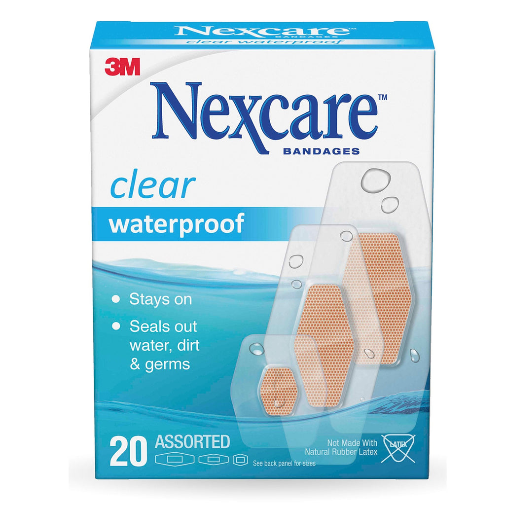 3M NexcareÂª Sheer Adhesive Strip, Assorted Sizes