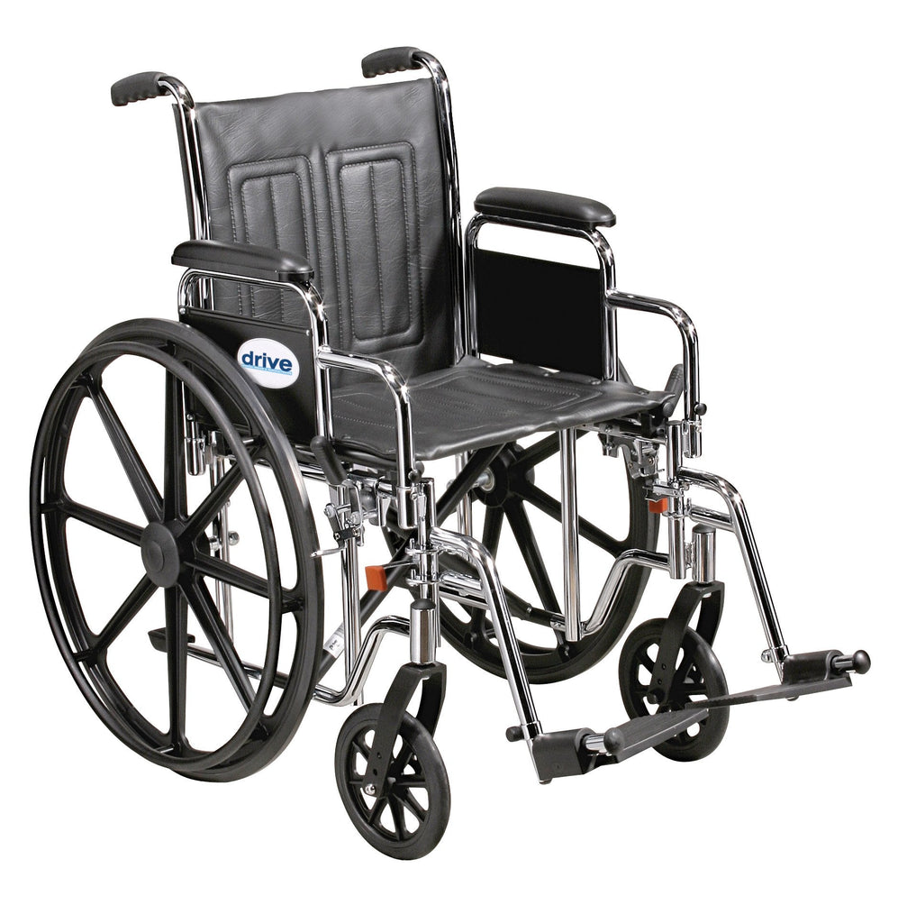driveÂª Sentra EC HD Bariatric Wheelchair, 20-Inch Seat Width
