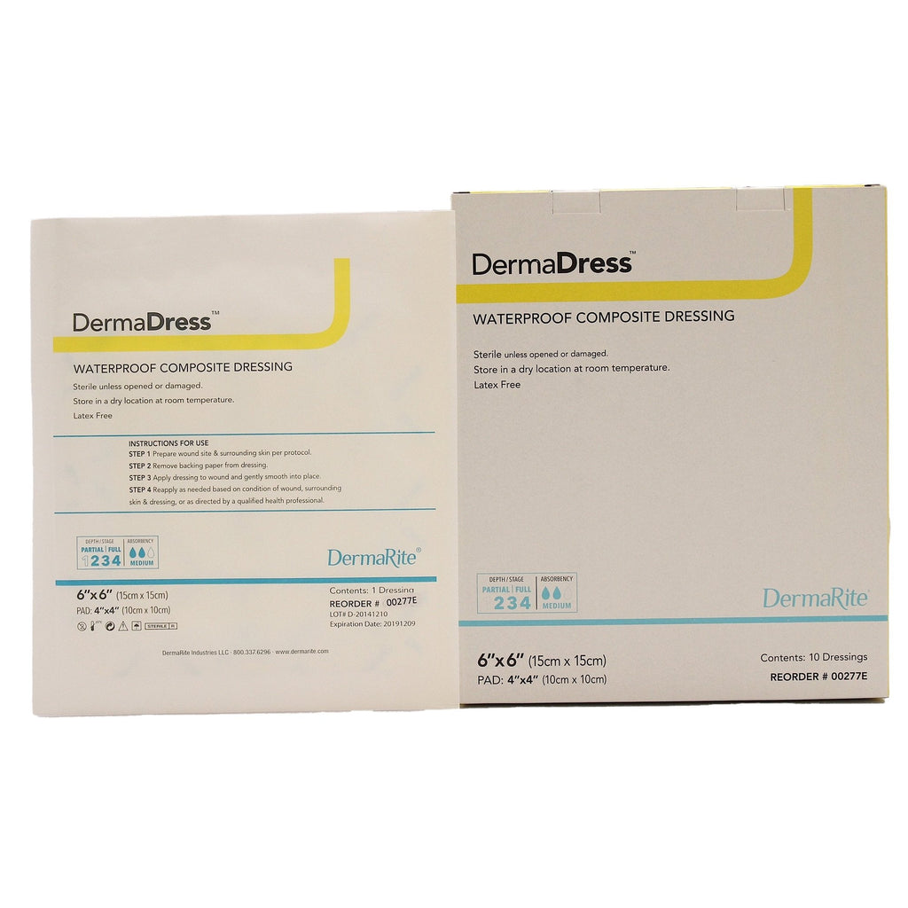 DermaDressÂ¨ Composite Dressing, 6 x 6 inch