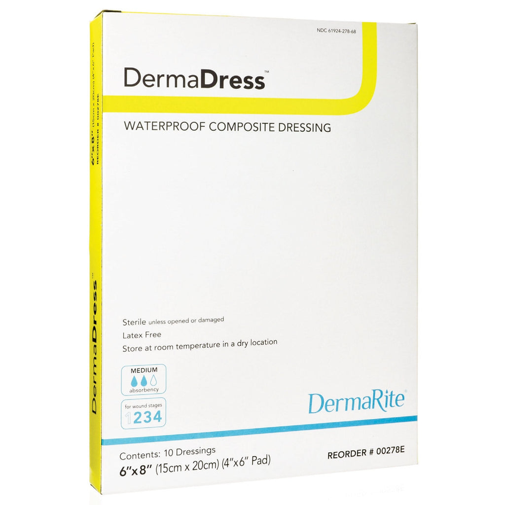 DermaDressÂ¨ Composite Dressing, 6 x 8 inch