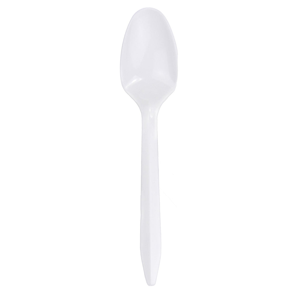 McKesson White Polypropylene Spoon, 5_ Inch Long