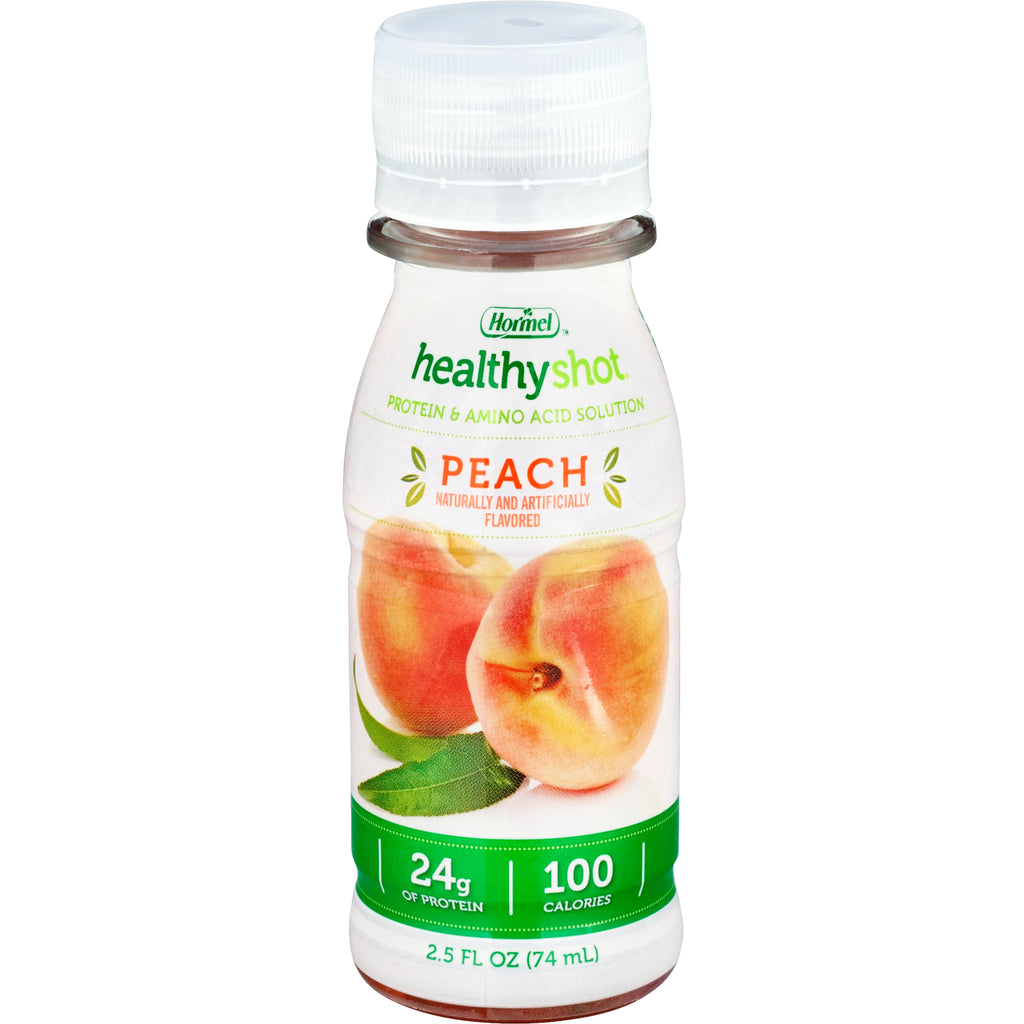 Healthy ShotÂ¨ÃŠPeach Oral Protein Supplement, 2_ oz. Bottle