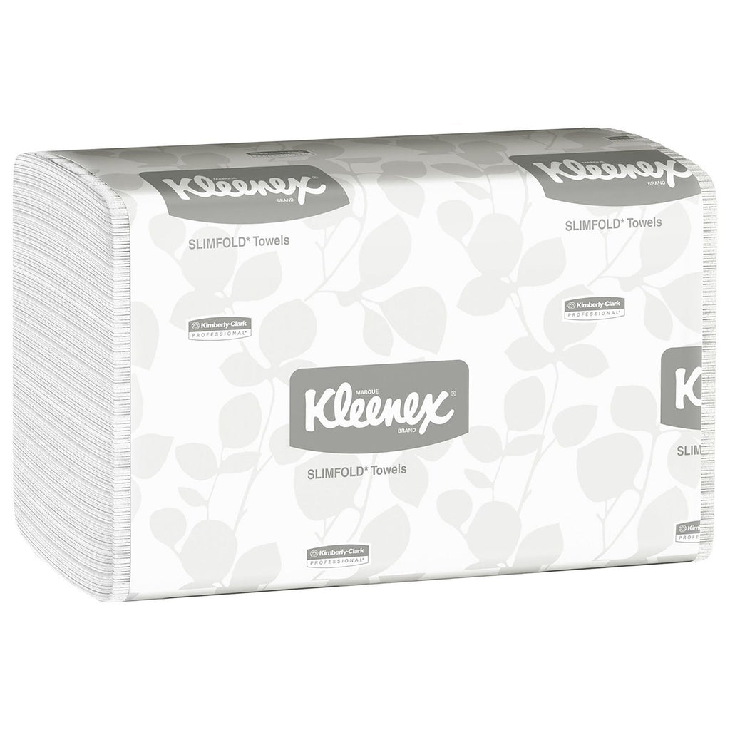 ScottÂ¨ Slimfold Towels, Absorbency Pockets, White, Single Ply