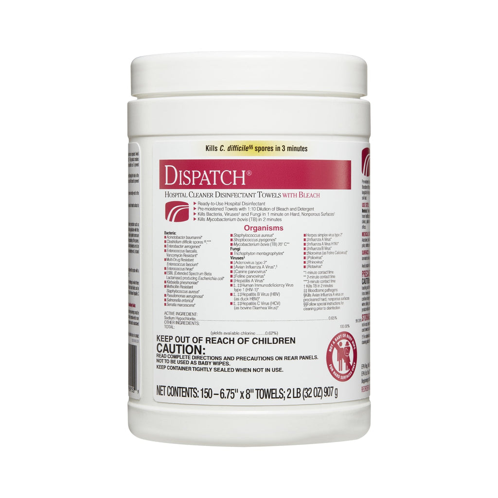 DispatchÂ¨ Surface Disinfectant Cleaner with Bleach, Canister