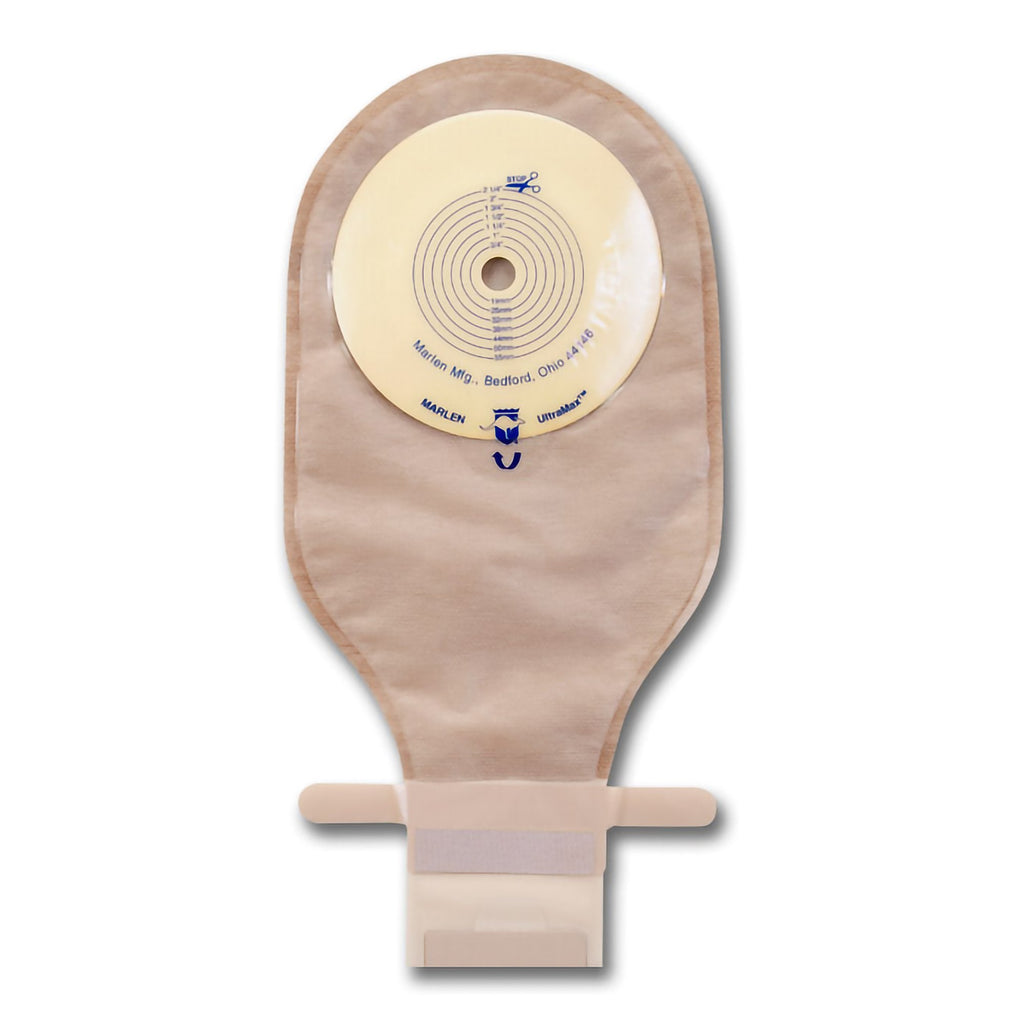 UltraMaxÂª One-Piece Drainable Transparent Ostomy Pouch, 9 Inch Length, Up to 1_ Inch Stoma