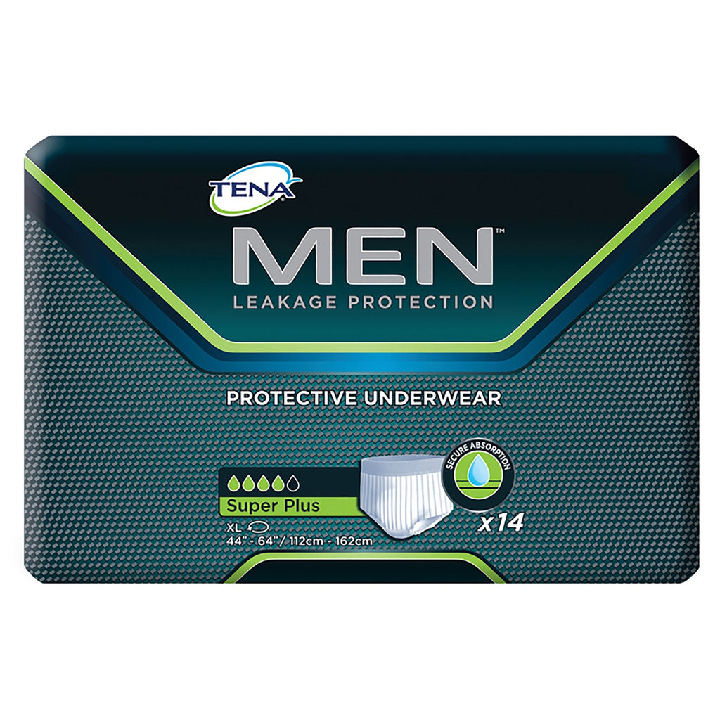 TenaÂ¨ MenÂª Super Plus Absorbent Underwear, Extra Large