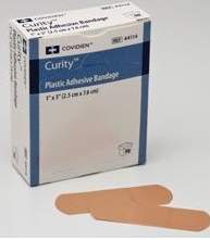CurityÂª Tan Adhesive Strip, 1 x 3 Inch