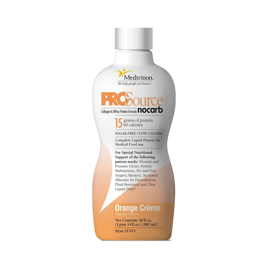 ProSource NoCarbÂª Orange Crï¿½me Protein Supplement, 32 oz. Bottle
