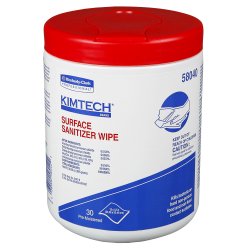 Kimtech Prep® Surface Disinfectant Cleaner Premoistened Manual Pull Wipe 30 Count Canister Mild Scent NonSterile