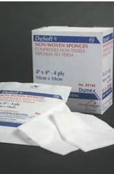 Dusoft Sterile Nonwoven Sponge, 3 x 3 Inch