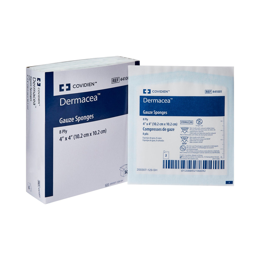 DermaceaÂª Sterile Gauze sponge, 4 x 4 Inch