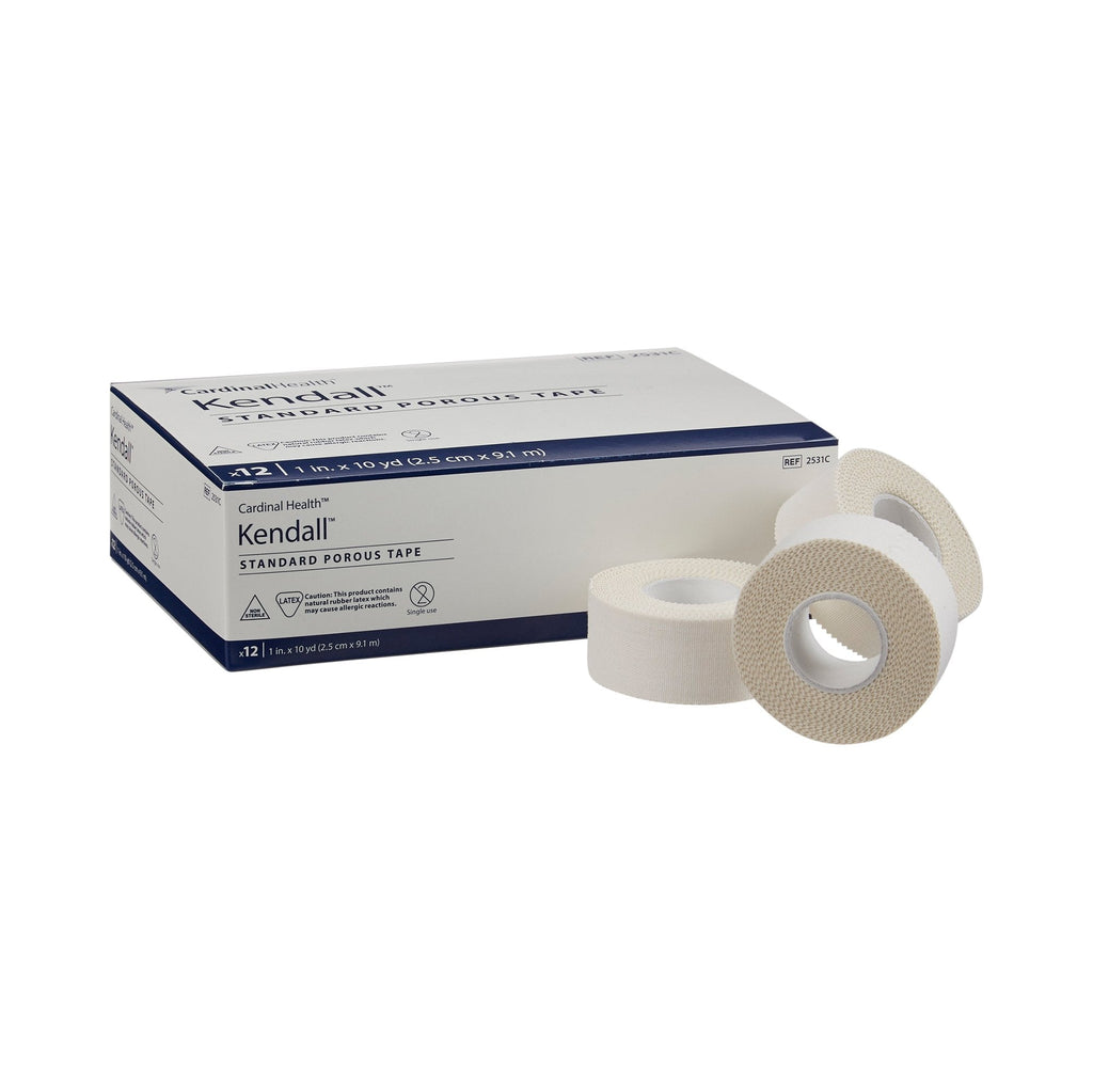 KendallÂª Cloth Medical Tape, 1 Inch x 10 Yard, White