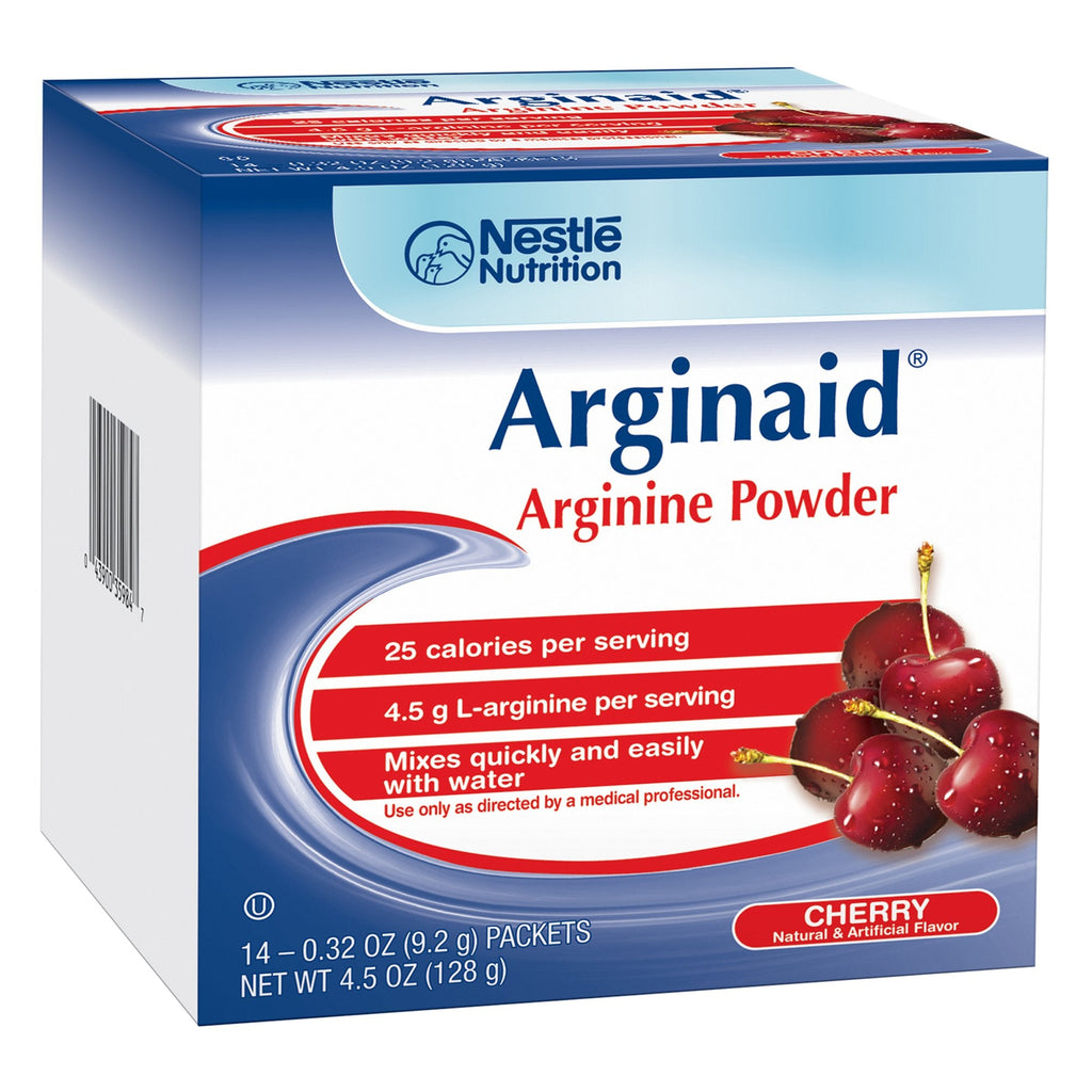 ArginaidÂ¨ Cherry Arginine Supplement, 14 Packets per Box
