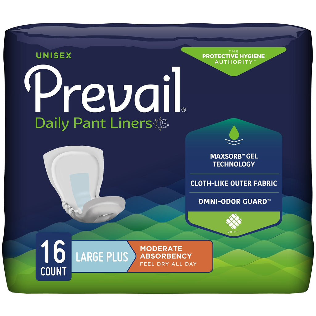 PrevailÂ¨ Daily Pant Liners Moderate Absorbency Bladder Control Pad, 28-Inch Length