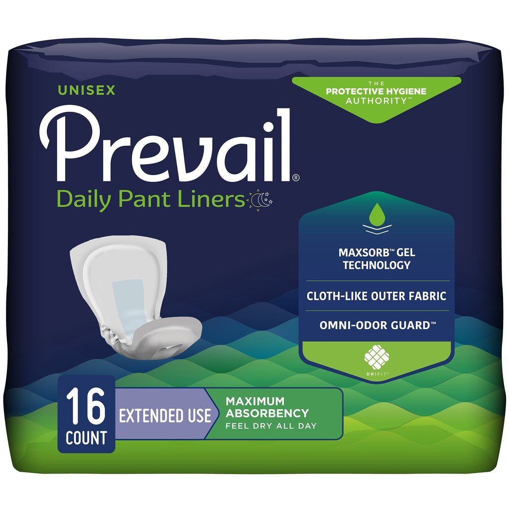 PrevailÂ¨ Daily Pant Liners Moderate Absorbency Incontinence Liner, 28-Inch Length