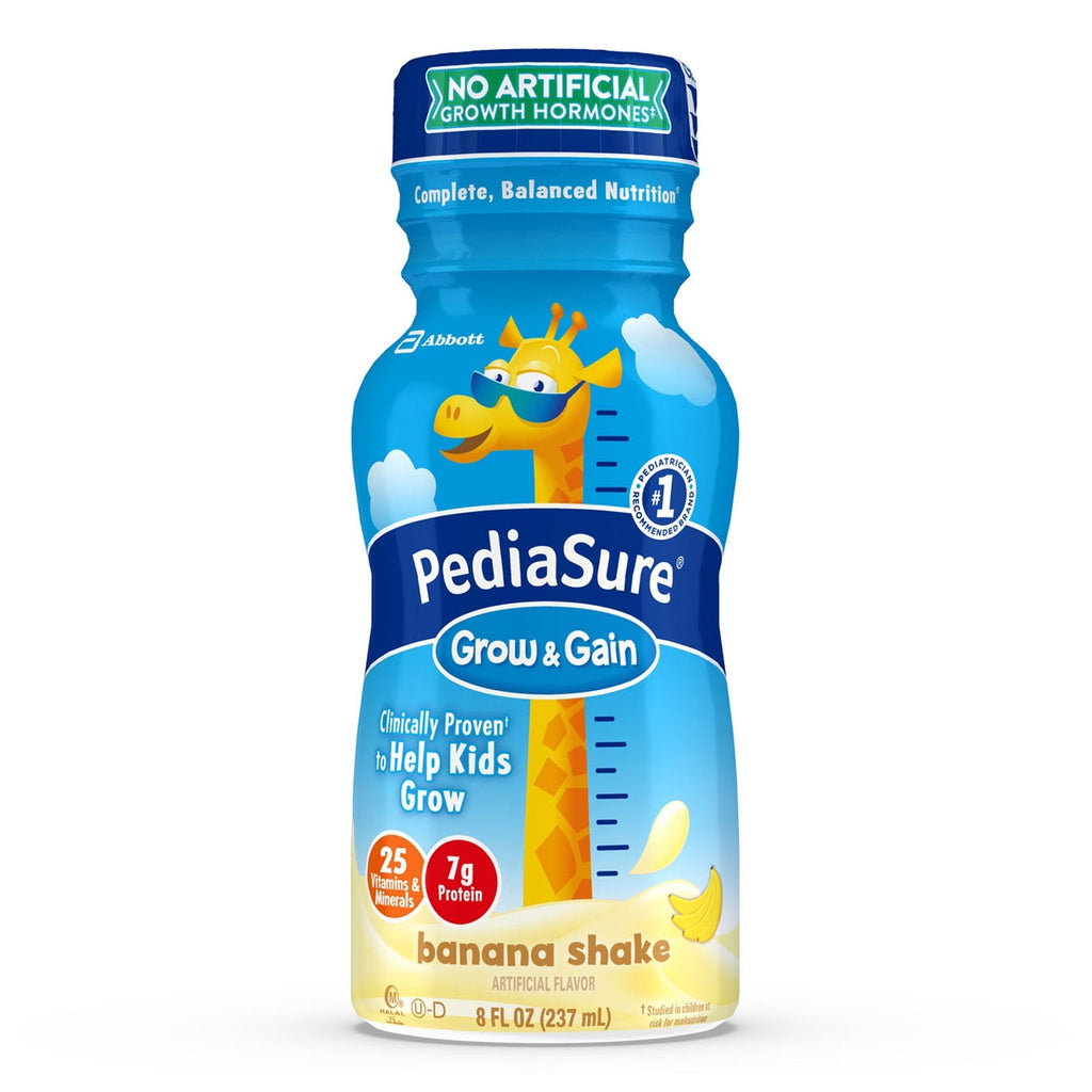 PediaSureÂ¨ Grow & Gain Banana Pediatric Oral Supplement, 8 oz. Bottle