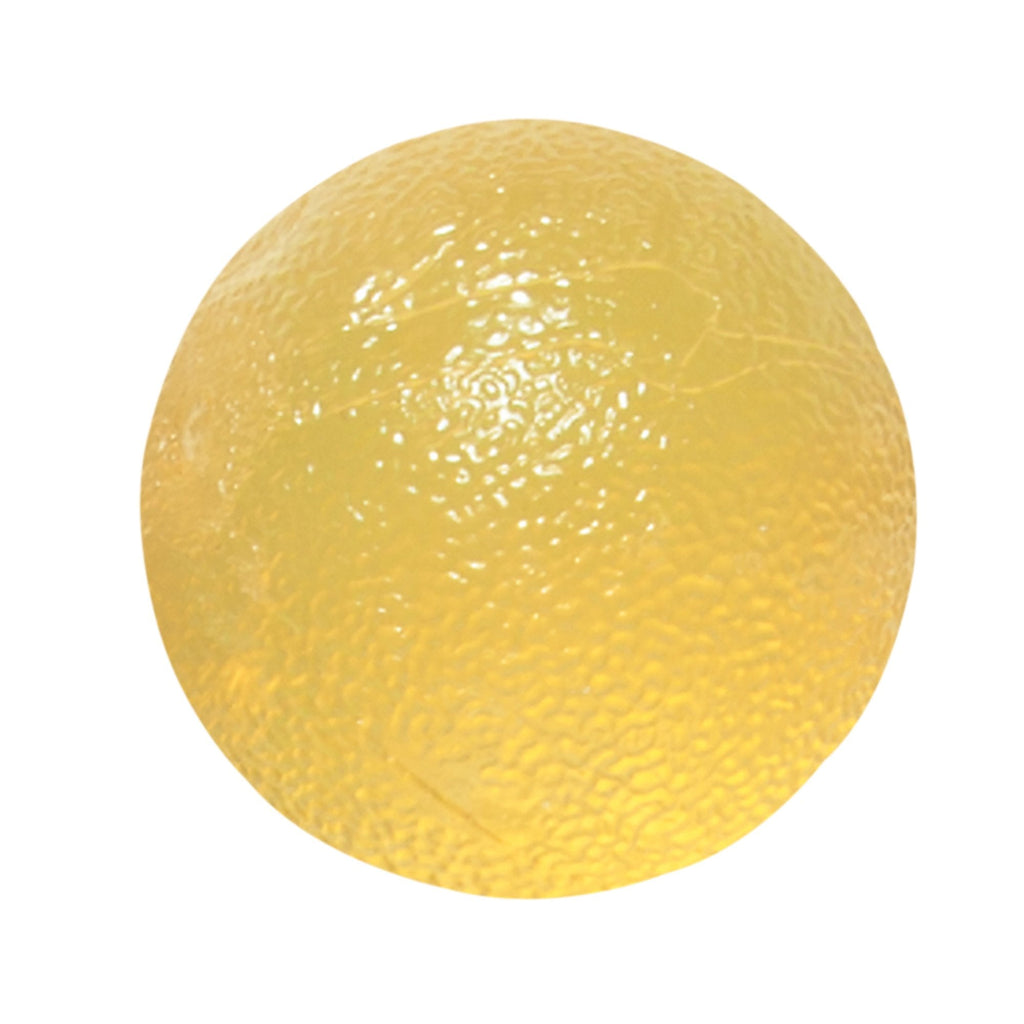 CanDoÂ¨ Standard Circular Gel Squeeze Ball, Yellow, X-Light