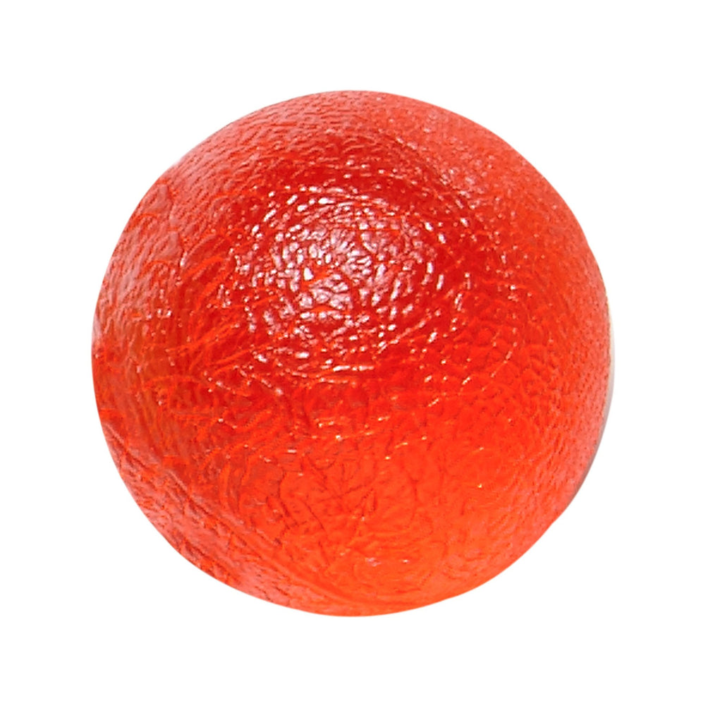CanDoÂ¨ Standard Circular Gel Squeeze Ball, Red, Light