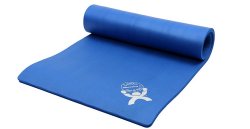 CanDoÂ¨ ArmaSportÂ¨ Sup-R MatÂ¨ Exercise Mat, 72 in. L x 24 in. W, Blue, Rubberized Foam