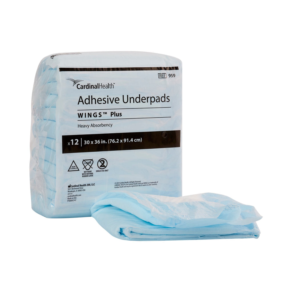 WingsÂª Plus Heavy Absorbency Underpad, 30 x 36 Inch
