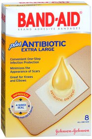 Band-AidÂ¨ Infection Prevention with Neosporin Adhesive Strip, 1_ x 4 Inch