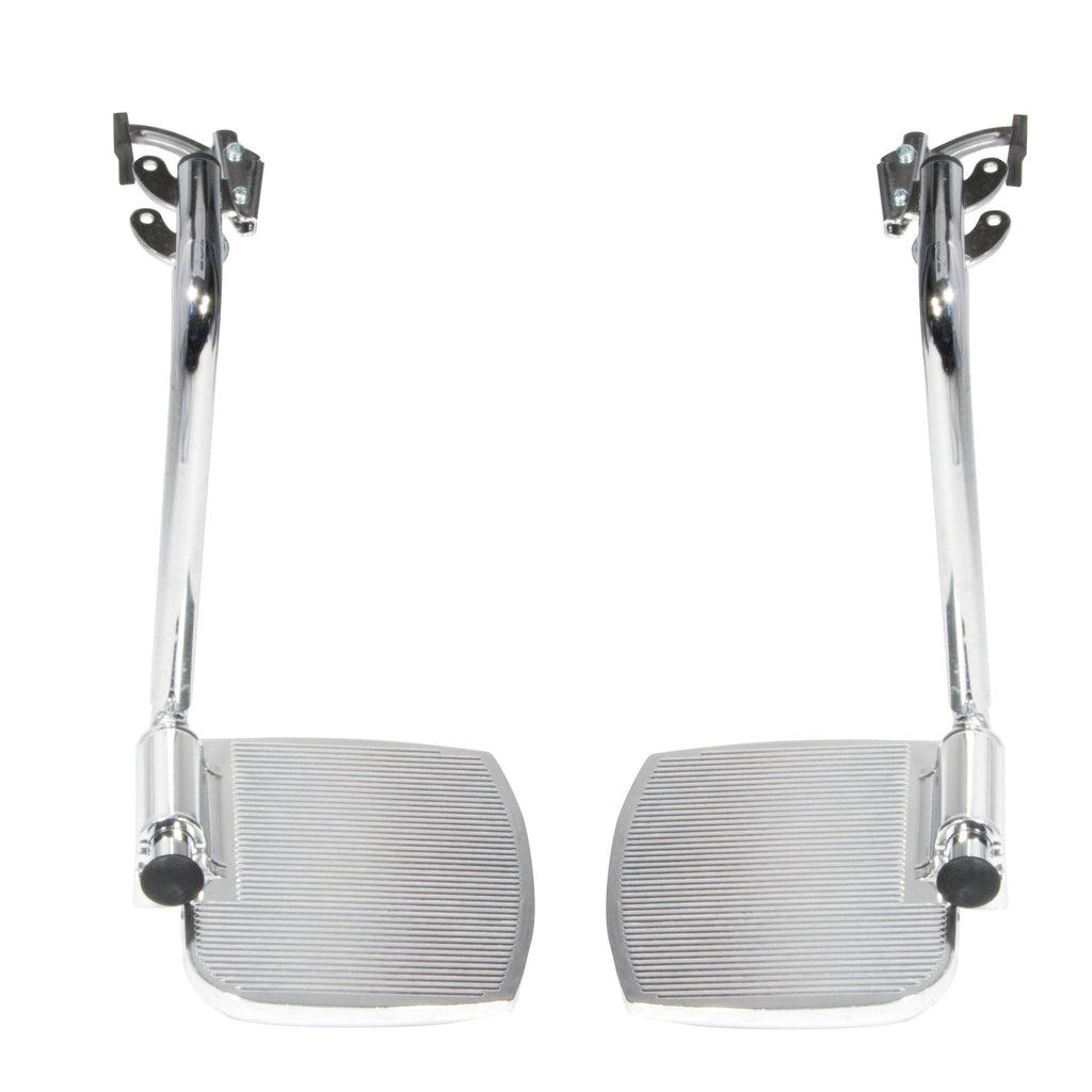 drive Bariatric Wheelchair Footrest, STDS26 - STD30 Series, 8" L x 6" W x 18" H, Aluminum/Steel