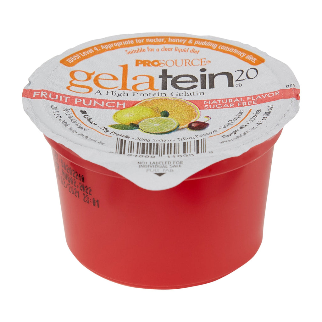 GelateinÂ¨ 20 Fruit Punch Oral Protein Supplement, 4 oz. Cup
