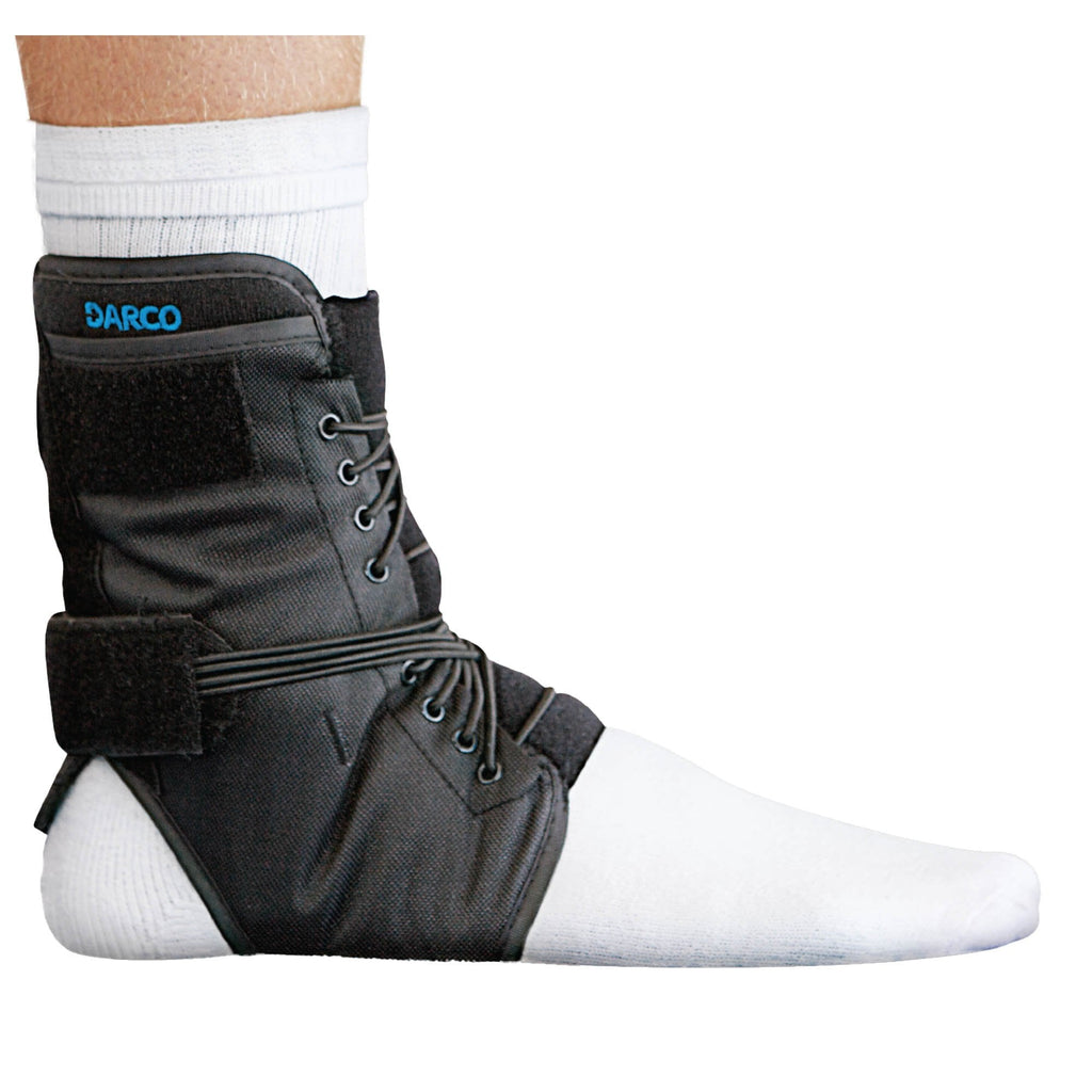 Ankle Brace Darco Web™ Medium Bungee / Hook and Loop Strap Closure Male 7-1/2 to 10 / Female 9-1/2 to 11 Left or Right Foot