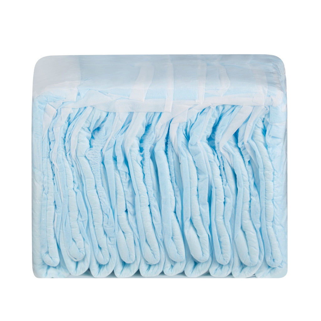 Simplicity Unisex Adult Incontinence Briefs, Moderate Absorbency, Large, White, 45 to 58 Inch Waist/Hip