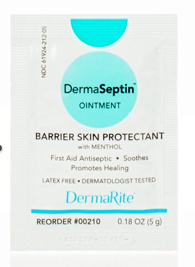 DermaSeptin Skin Protectant Scented Ointment, Individual Packet, 5 Gram