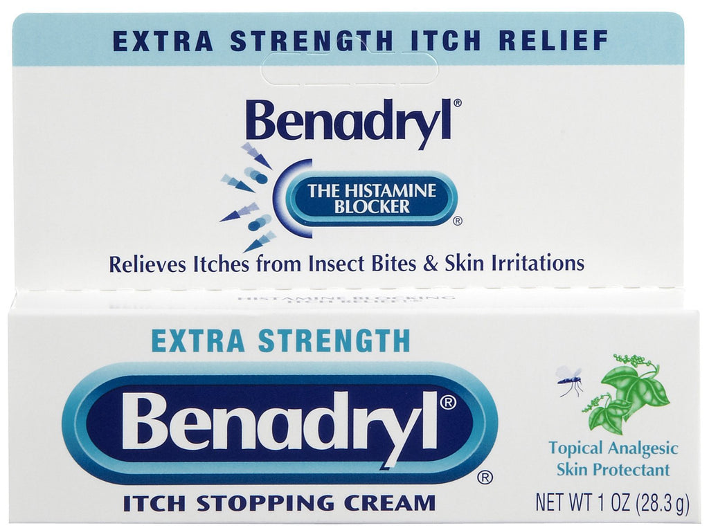 BenadrylÂ¨ Diphenhydramine HCl / Zinc Acetate Itch Relief