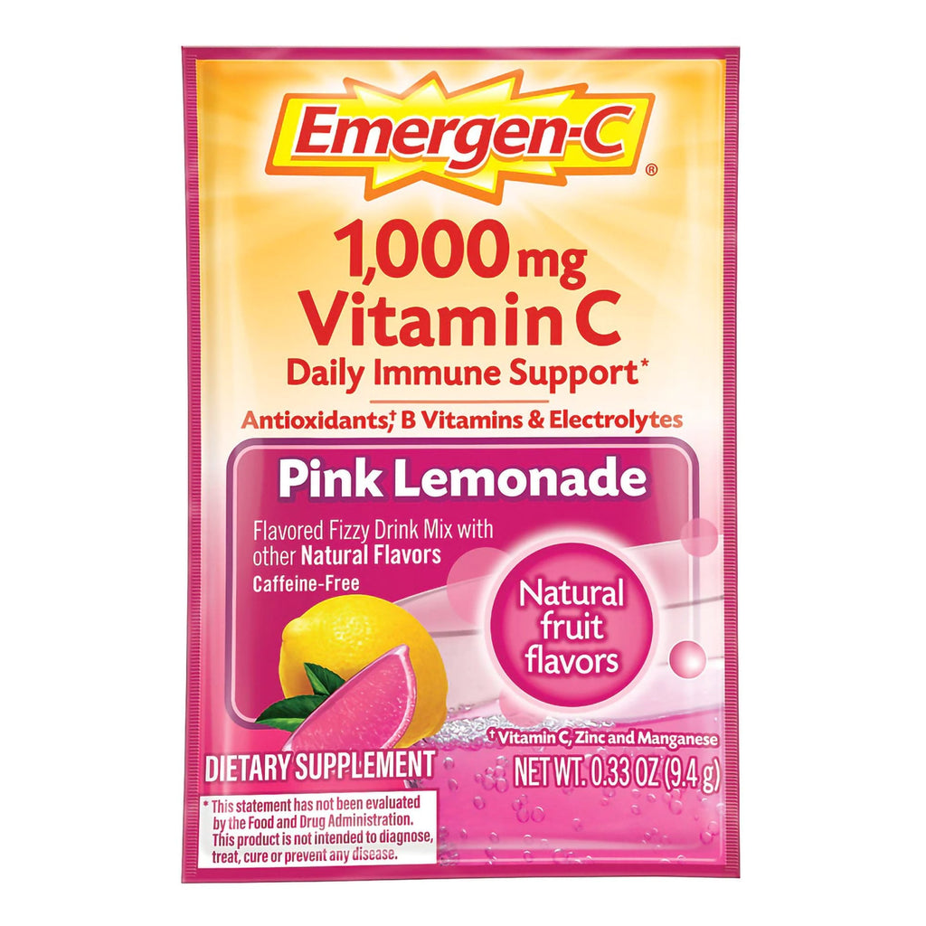 Emergen-CÂ¨ Pink Lemonade Oral Supplement, 0.3 oz. Individual Packet