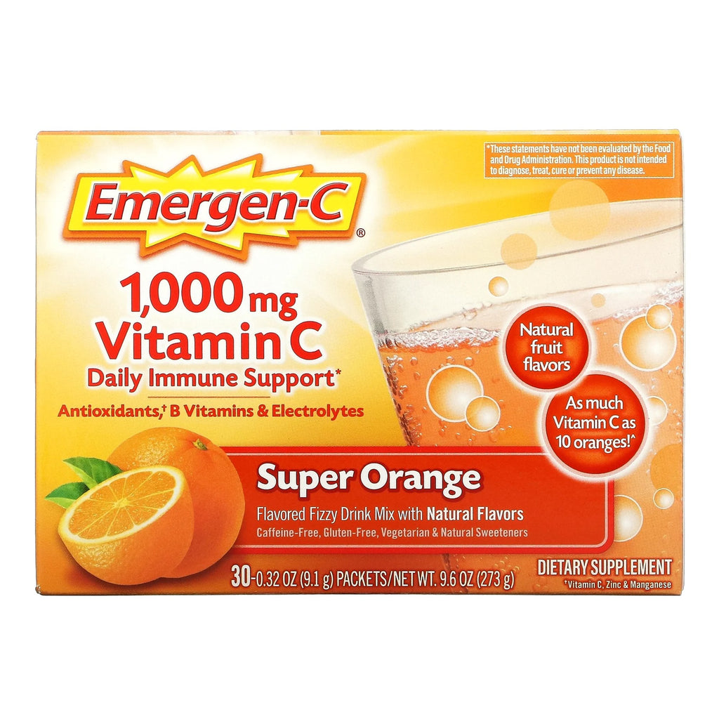 Emergen-CÂ¨ Super Orange Oral Supplement, 0.3 oz. Individual Packet