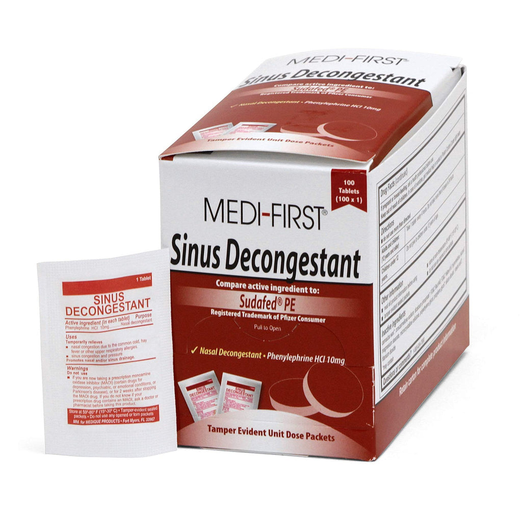 Medi-FirstÂ¨ Phenylephrine HCl Sinus Relief