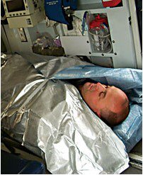 Hypothermia Transport Blanket Thermoflect® Thermoflect Fabric