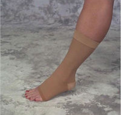 Sport Aid Ankle Support, Small, Pull-On, Left or Right Foot, Beige
