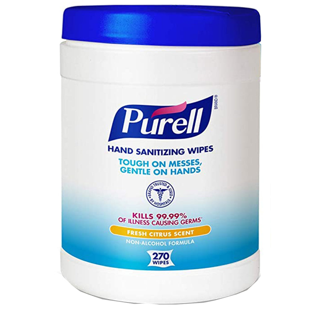 PurellÂ¨ Hand Sanitizing Wipes, Canister