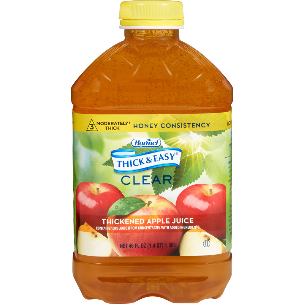Thick & EasyÂ¨ Honey Consistency Apple Thickened Beverage, 46 oz. Bottle