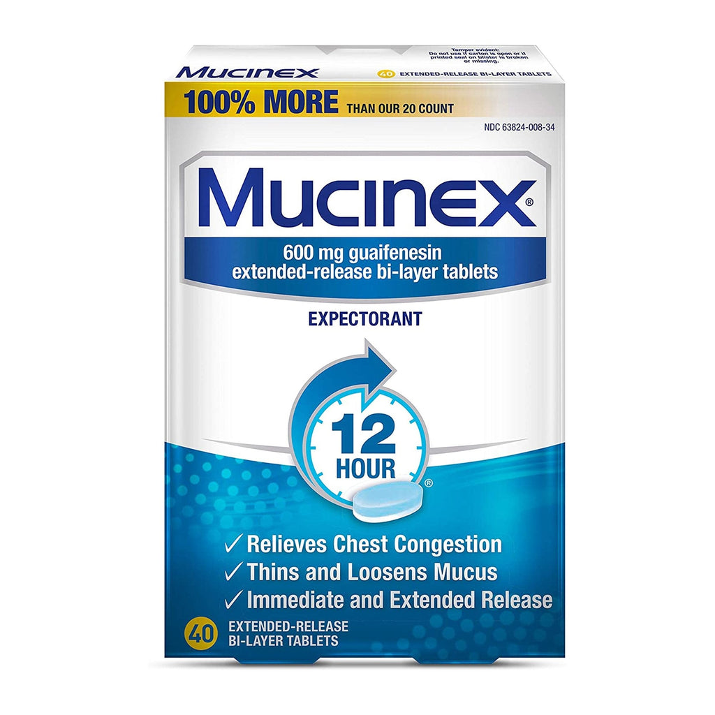 MucinexÂ¨ Guaifenesin Cold and Cough Relief