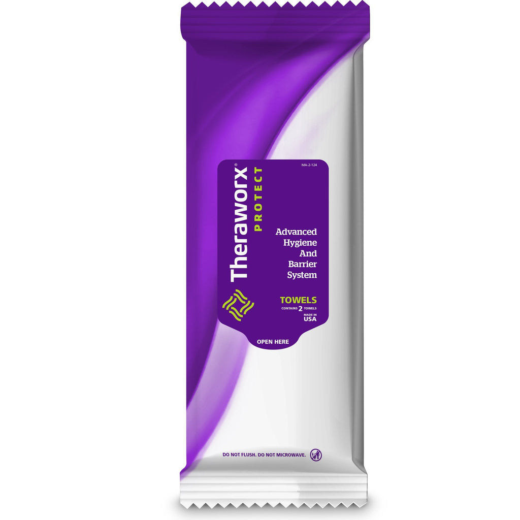 TheraworxÂ¨ Lavender Scent Bath Wipe, 2 Count