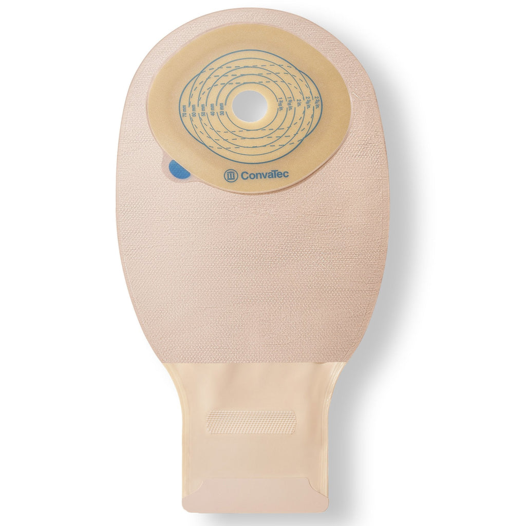 EsteemÂ¨ + One-Piece Drainable Transparent Ostomy Pouch, 12 Inch Length, 13/16 to 2-3/4 Inch Stoma