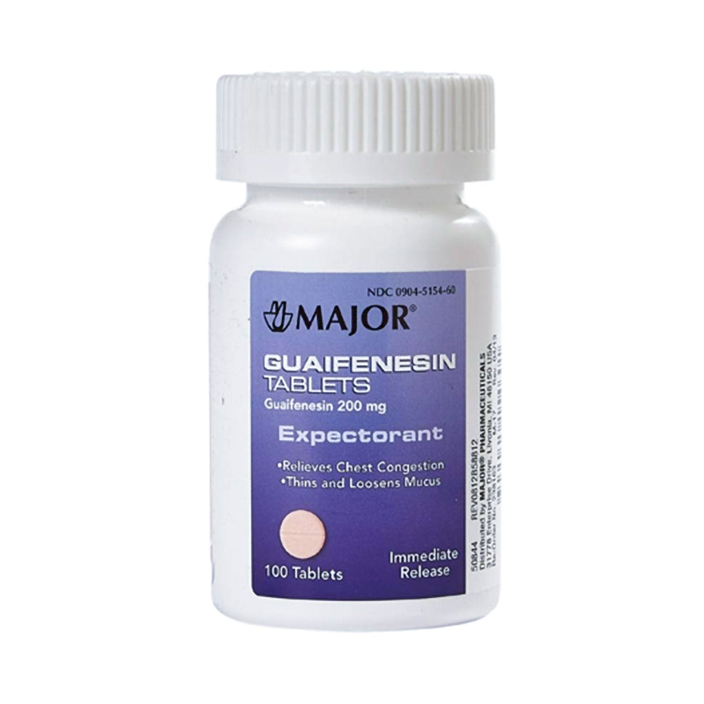 MajorÂ¨ Guaifenesin Cold and Cough Relief