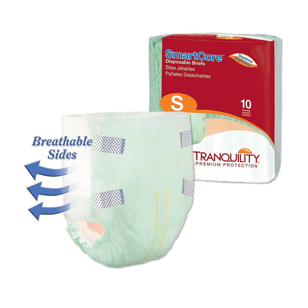 Tranquility SmartCoreÂª Maximum Protection Incontinence Brief, Small