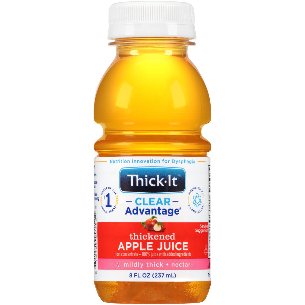 Thick-ItÂ¨ Clear AdvantageÂ¨ Nectar Consistency Apple Thickened Beverage, 8 oz. Bottle