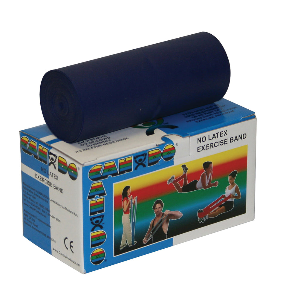 CanDoÂ¨ Exercise Resistance Band, Blue, 5 Inch x 6 Yard, Heavy Resistance