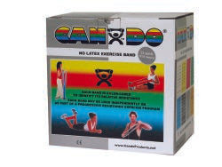 CanDoÂ¨ Exercise Resistance Band, Silver, 5 Inch X 25 Yard, 2X-Heavy Resistance