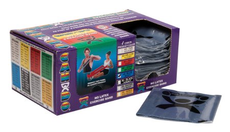 CanDoÂ¨ Exercise Resistance Band, Blue, 5 Inch x 4 Foot, Heavy Resistance