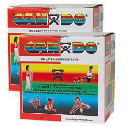 CanDoÂ¨ Exercise Resistance Band, Red, 5 Inch x 50 Yard, Light Resistance