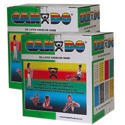 CanDoÂ¨ Exercise Resistance Band, Green, 5 Inch x 50 Yard, Medium Resistance